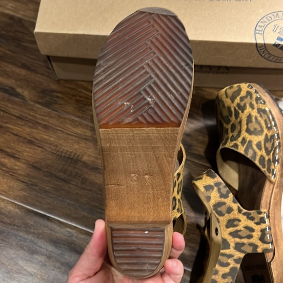 Bjork leopard clogs 37 - Picture 4 of 7